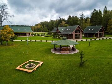 Фото номера Вилла Santarve с террасой Виллы Harmony Park Countryside Villas &amp; SPA г. Пренай 3